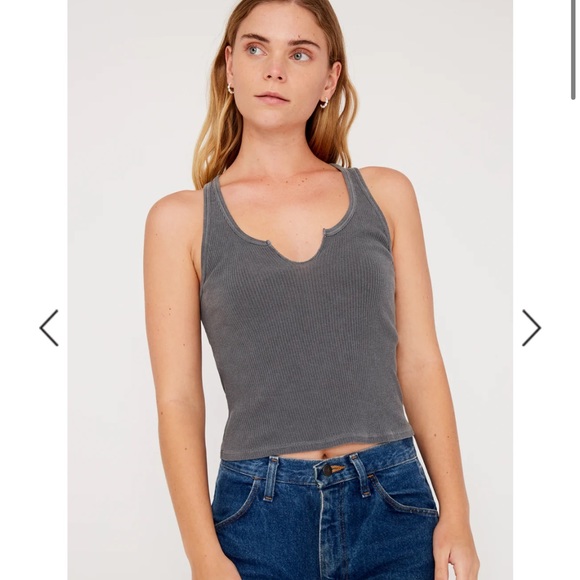 SOLD NWT LACAUSA Roxy Tank in Black - Picture 3 of 8